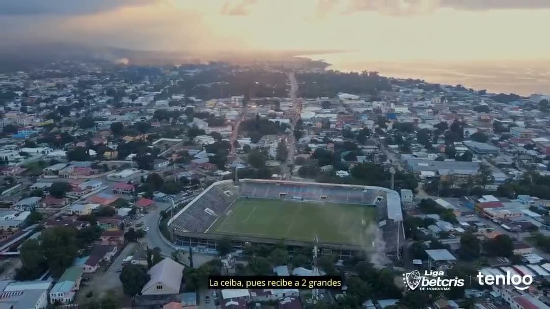 Aérea del estadio Municipal Ceibeño