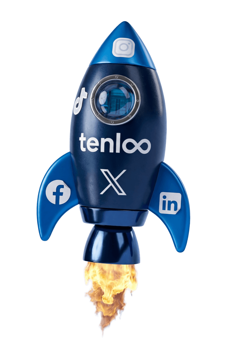 Cohete Tenloo — lanza tu marca