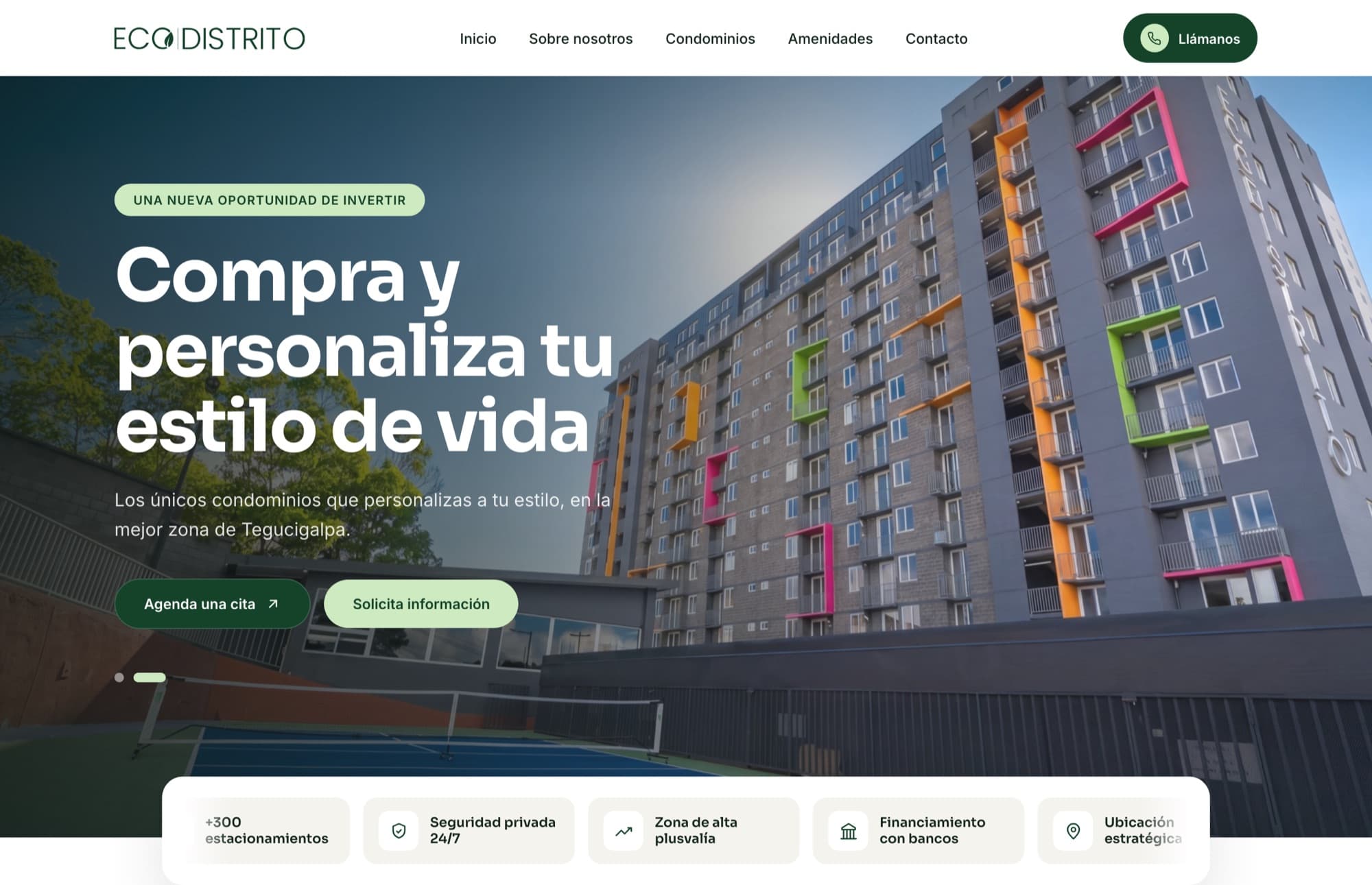 Portada del sitio: compra y personaliza tu estilo de vida