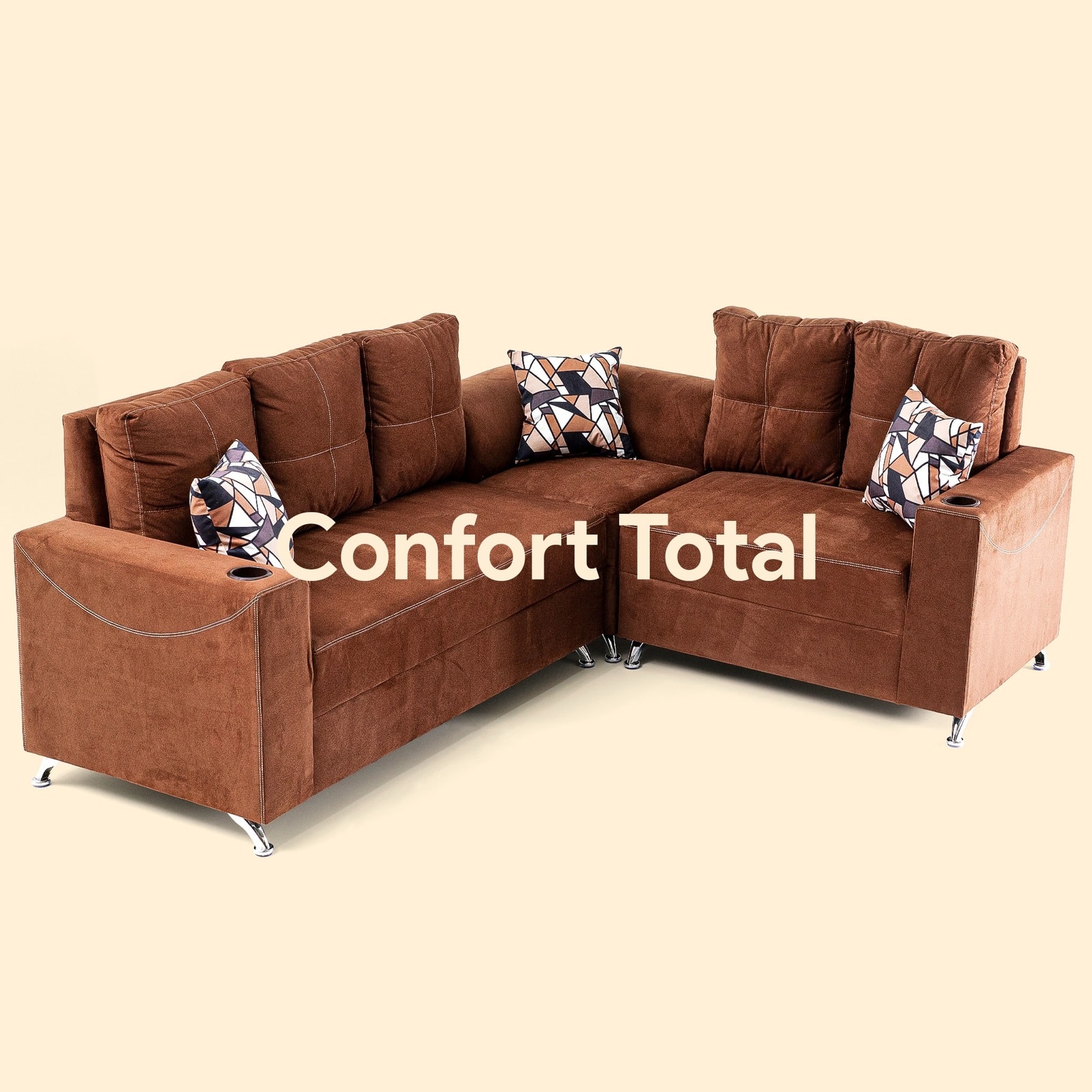 Pieza del juego de sala esquinero: confort total