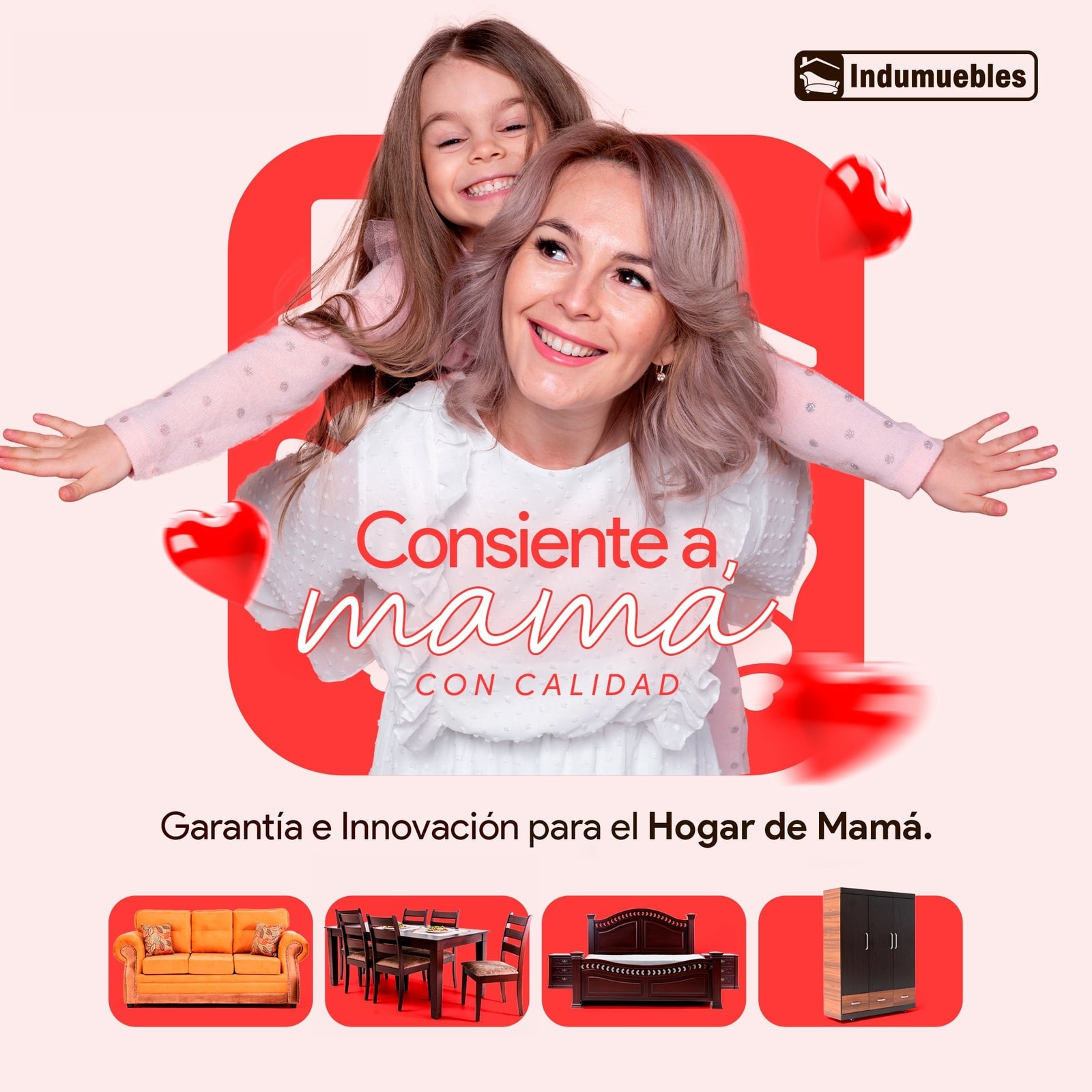 Pieza del Día de la Madre: consiente a mamá con calidad