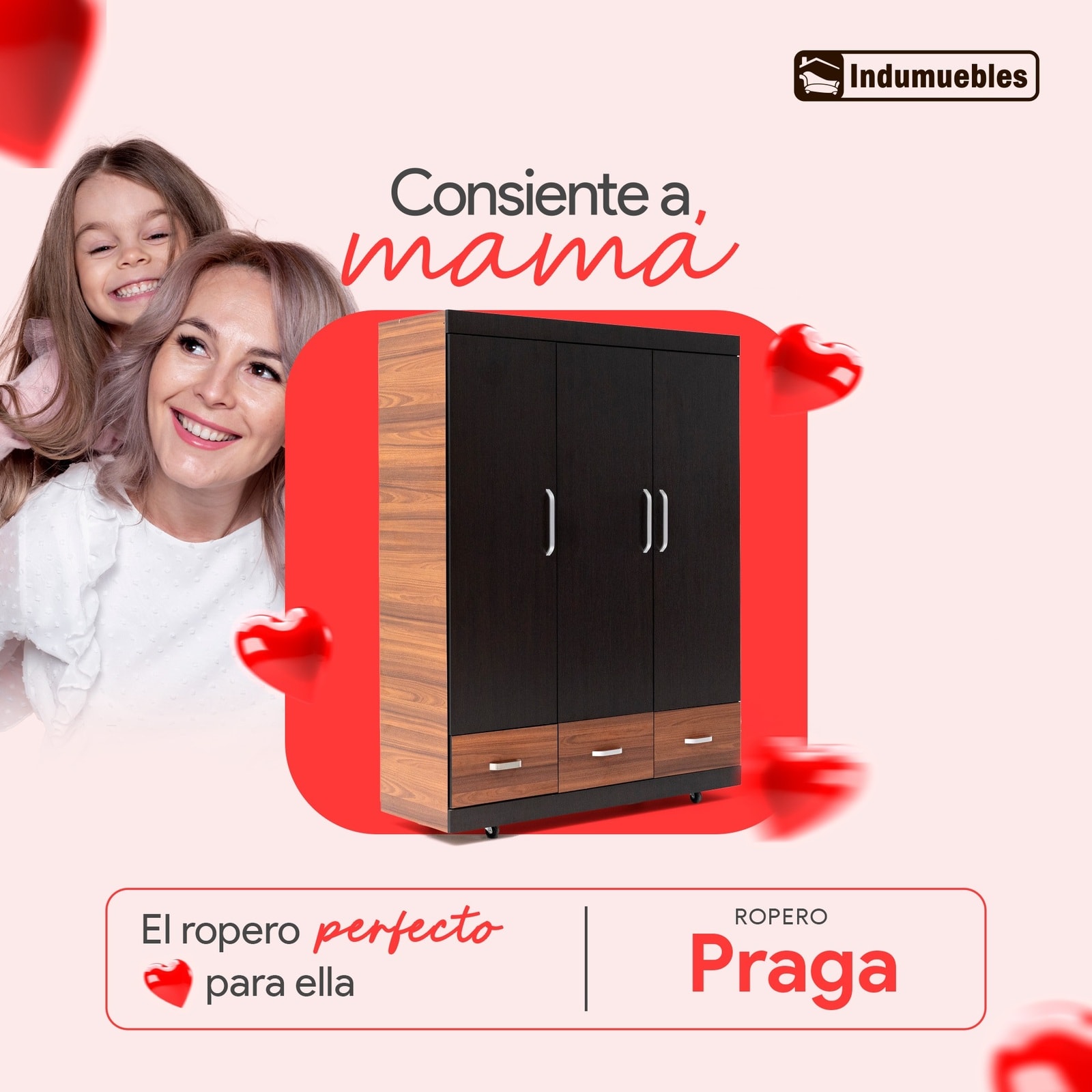 Pieza del ropero Praga para el Día de la Madre